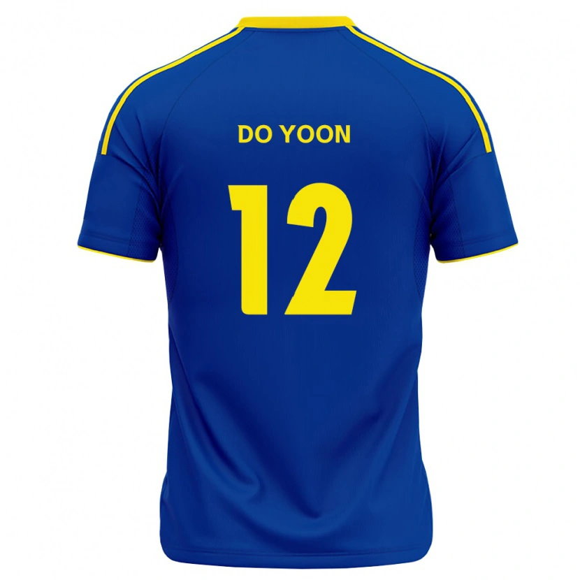 Danxen Mujer Camiseta Do-Yoon Tae #12 Azul Real Amarillo 1ª Equipación 2026/27 La Camisa