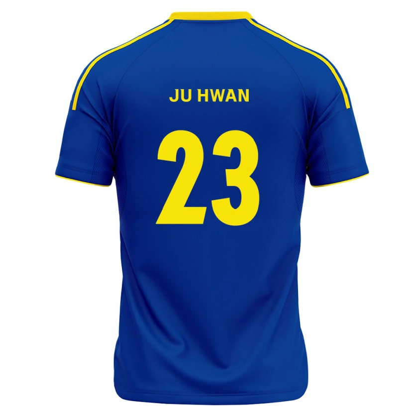 Danxen Mujer Camiseta Ju-Hwan Kim #23 Azul Real Amarillo 1ª Equipación 2026/27 La Camisa