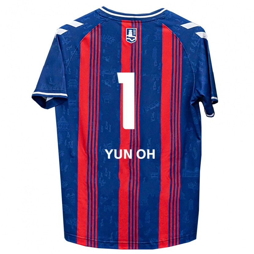 Danxen Mujer Camiseta Yun-Oh Lee #1 Azul Rojo Blanco 1ª Equipación 2026/27 La Camisa