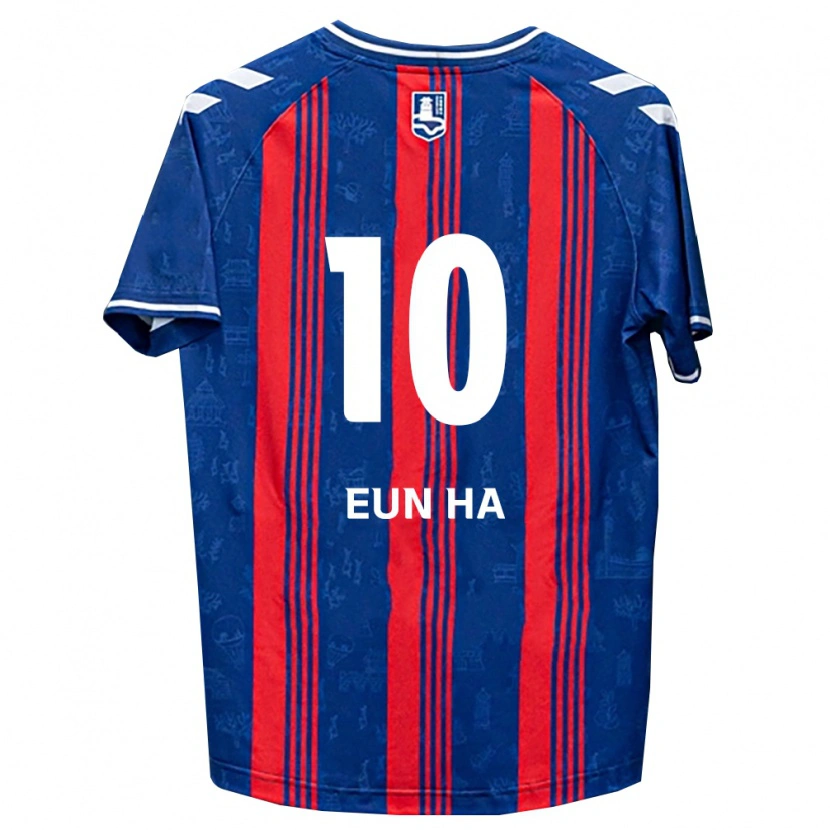 Danxen Mujer Camiseta Eun-Ha Jeon #10 Azul Rojo Blanco 1ª Equipación 2026/27 La Camisa