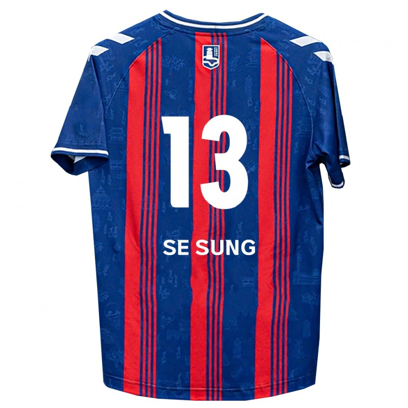 Danxen Mujer Camiseta Se-Sung Lee #13 Azul Rojo Blanco 1ª Equipación 2026/27 La Camisa
