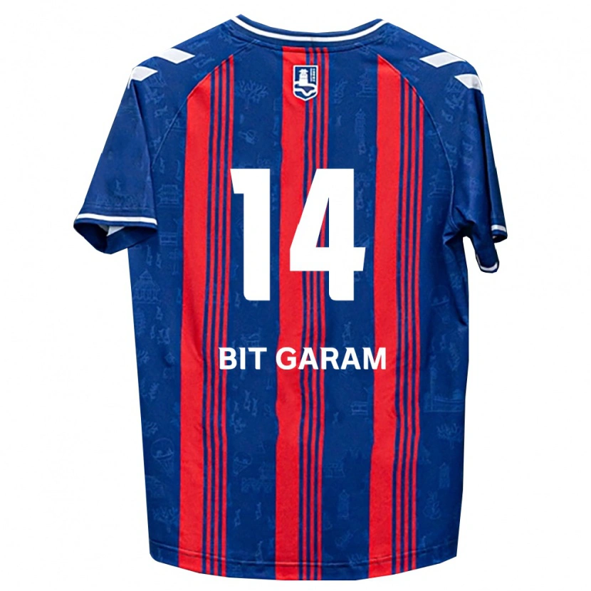 Danxen Mujer Camiseta Bit-Garam Yoon #14 Azul Rojo Blanco 1ª Equipación 2026/27 La Camisa