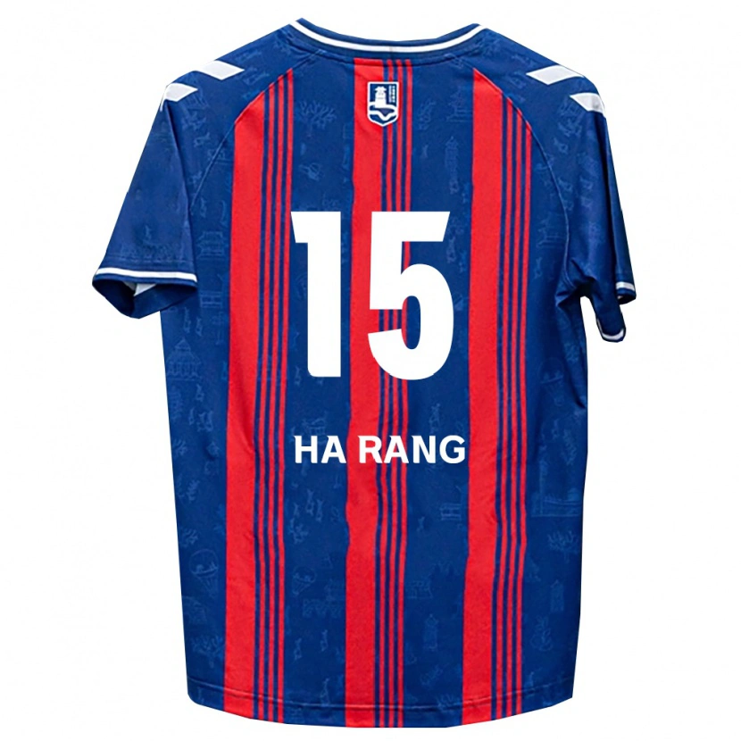 Danxen Mujer Camiseta Ha-Rang Moon #15 Azul Rojo Blanco 1ª Equipación 2026/27 La Camisa