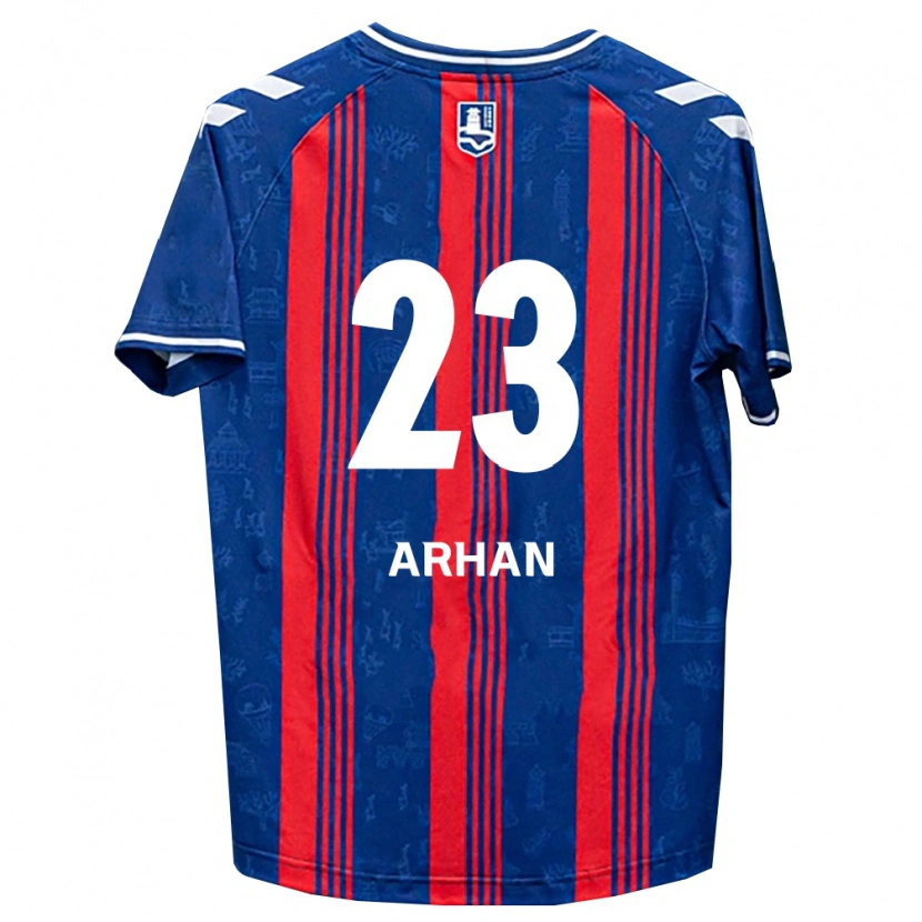 Danxen Mujer Camiseta Pratama Arhan #23 Azul Rojo Blanco 1ª Equipación 2026/27 La Camisa