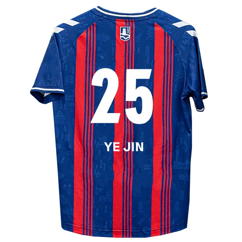 Danxen Mujer Camiseta Ye-Jin Seo #25 Azul Rojo Blanco 1ª Equipación 2026/27 La Camisa