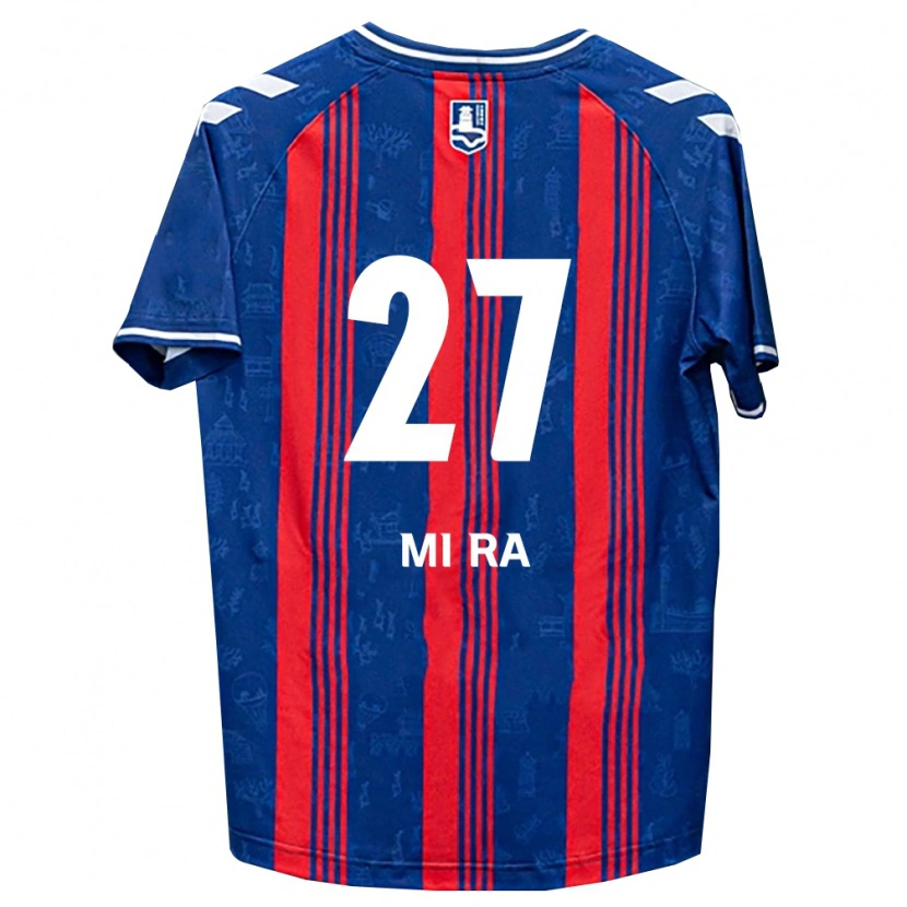 Danxen Mujer Camiseta Mi-Ra Moon #27 Azul Rojo Blanco 1ª Equipación 2026/27 La Camisa