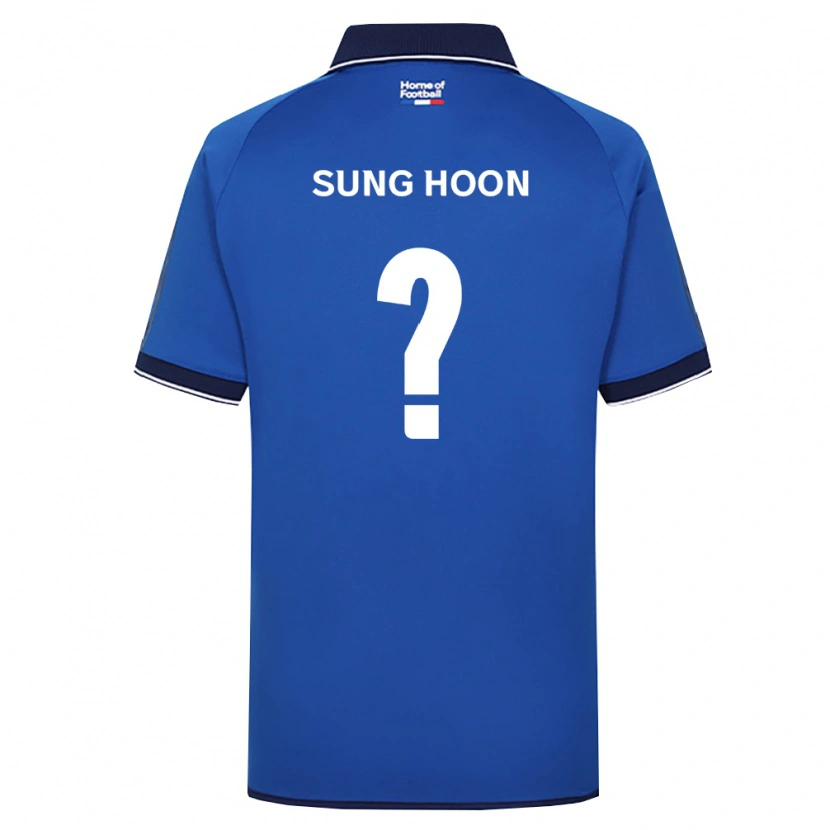 Danxen Mujer Camiseta Sung-Hoon Kwak #0 Azul Real Blanco Rojo 1ª Equipación 2026/27 La Camisa