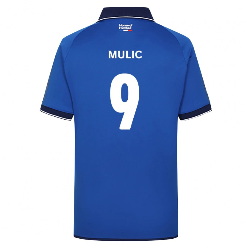 Danxen Mujer Camiseta Fejsal Mulic #9 Azul Real Blanco Rojo 1ª Equipación 2026/27 La Camisa