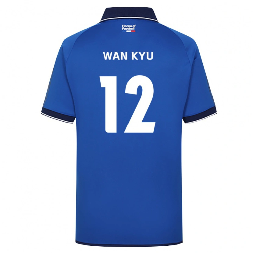 Danxen Mujer Camiseta Wan-Kyu Kwon #12 Azul Real Blanco Rojo 1ª Equipación 2026/27 La Camisa