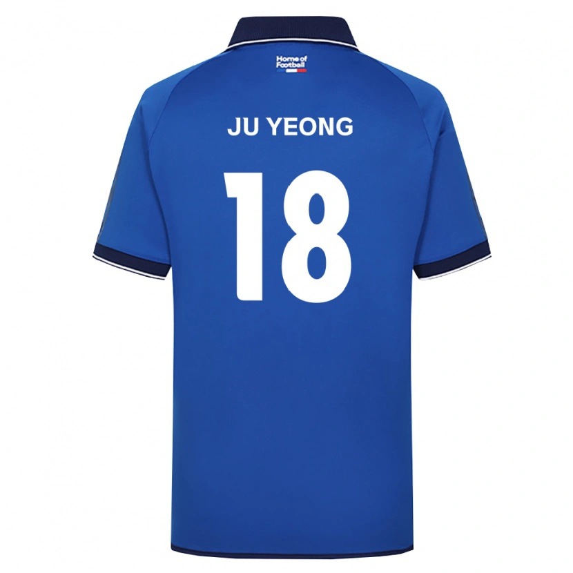 Danxen Mujer Camiseta Ju-Yeong Park #18 Azul Real Blanco Rojo 1ª Equipación 2026/27 La Camisa