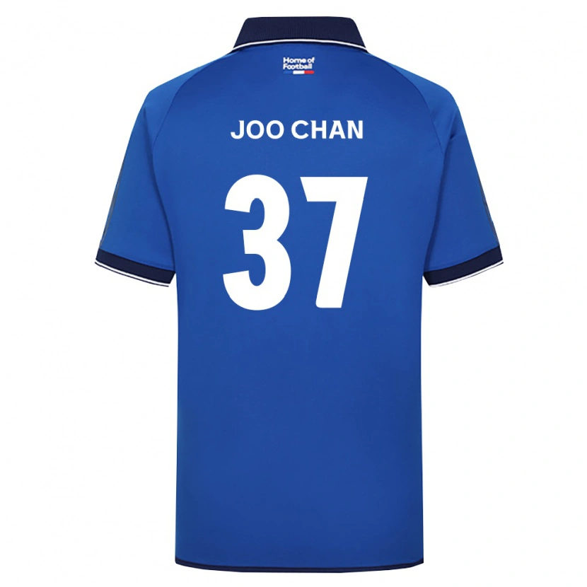 Danxen Mujer Camiseta Joo-Chan Kim #37 Azul Real Blanco Rojo 1ª Equipación 2026/27 La Camisa