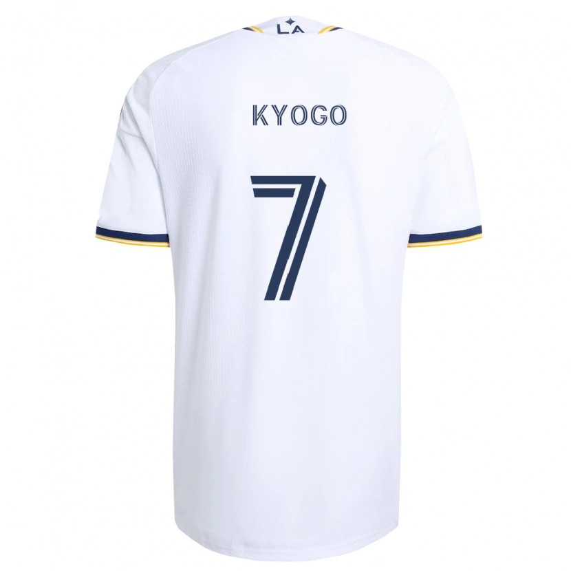 Danxen Mujer Camiseta Kyogo Furuhashi #7 Azul Amarillo Y Blanco 1ª Equipación 2026/27 La Camisa