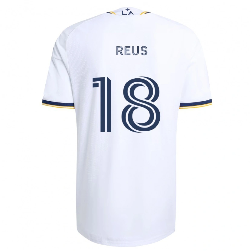 Danxen Mujer Camiseta Marco Reus #18 Azul Amarillo Y Blanco 1ª Equipación 2026/27 La Camisa