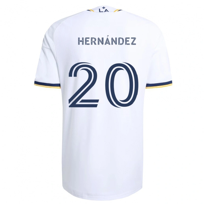 Danxen Mujer Camiseta Roberto Hernández #20 Azul Amarillo Y Blanco 1ª Equipación 2026/27 La Camisa