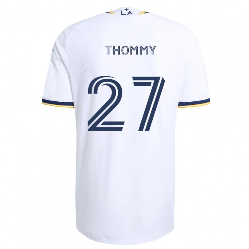 Danxen Mujer Camiseta Erik Thommy #27 Azul Amarillo Y Blanco 1ª Equipación 2026/27 La Camisa