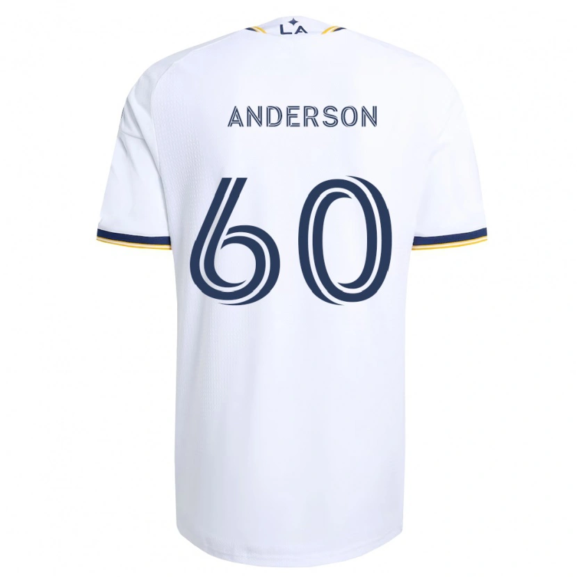 Danxen Mujer Camiseta Nolan Anderson #60 Azul Amarillo Y Blanco 1ª Equipación 2026/27 La Camisa