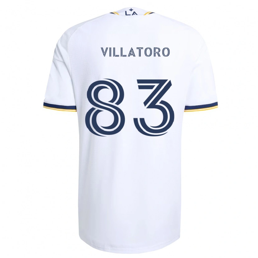 Danxen Mujer Camiseta Angel Villatoro #83 Azul Amarillo Y Blanco 1ª Equipación 2026/27 La Camisa