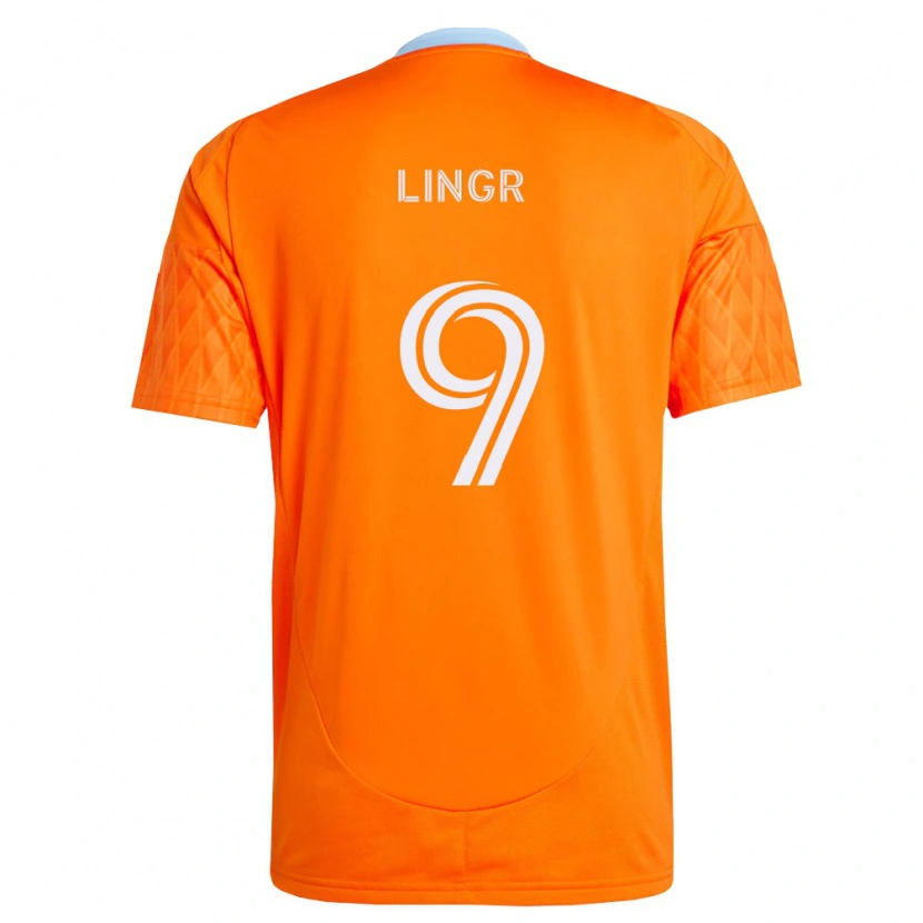 Danxen Mujer Camiseta Ondrej Lingr #9 Naranja Blanco 1ª Equipación 2026/27 La Camisa