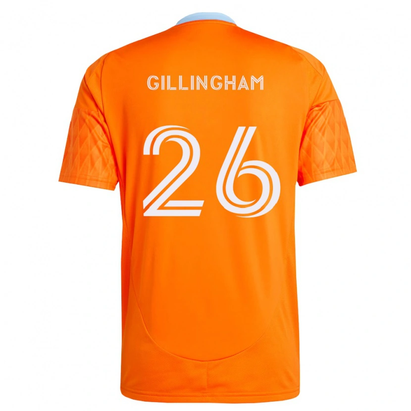 Danxen Mujer Camiseta Blake Gillingham #26 Naranja Blanco 1ª Equipación 2026/27 La Camisa