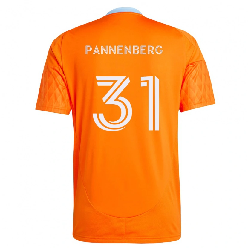 Danxen Mujer Camiseta Andrew Pannenberg #31 Naranja Blanco 1ª Equipación 2026/27 La Camisa