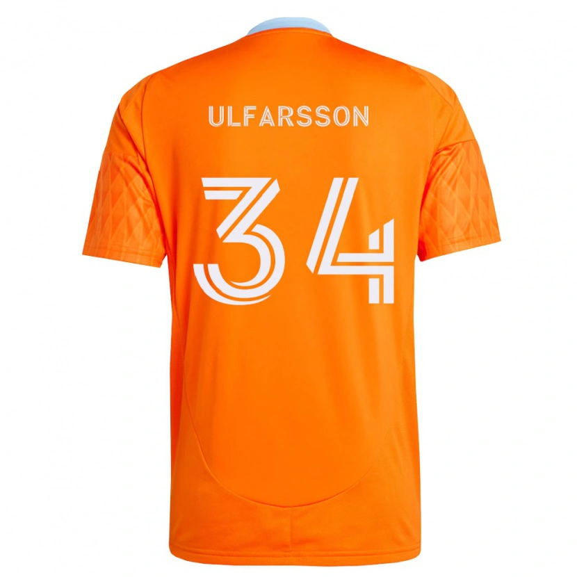 Danxen Mujer Camiseta Thor Úlfarsson #34 Naranja Blanco 1ª Equipación 2026/27 La Camisa