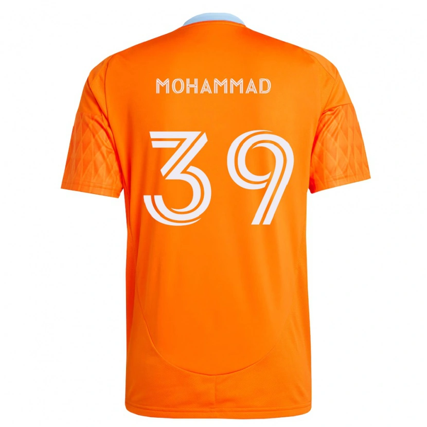 Danxen Mujer Camiseta Samir Mohammad #39 Naranja Blanco 1ª Equipación 2026/27 La Camisa
