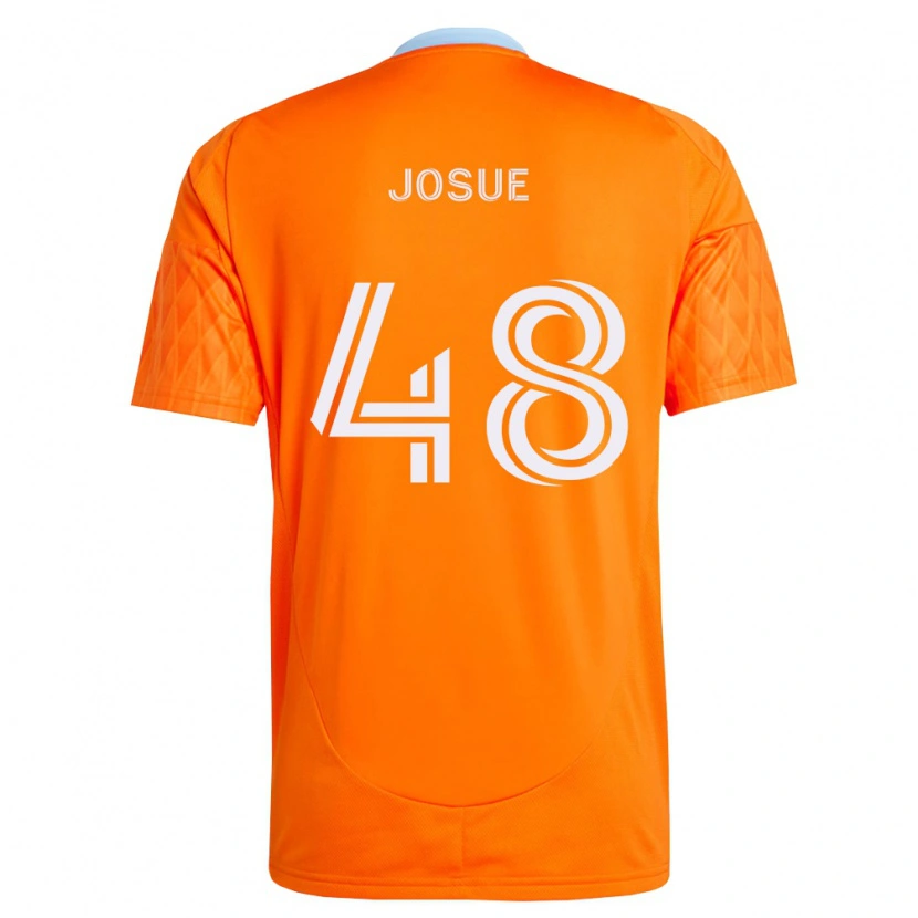 Danxen Mujer Camiseta Josué #48 Naranja Blanco 1ª Equipación 2026/27 La Camisa