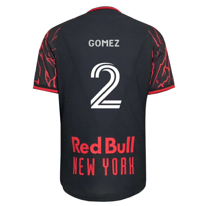 Danxen Mujer Camiseta Álex Gómez #2 Rojo Negro Blanco 1ª Equipación 2026/27 La Camisa