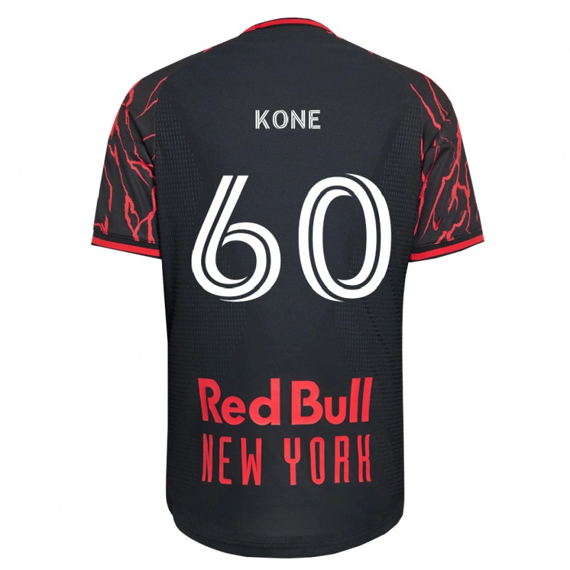 Danxen Mujer Camiseta Sekou Kone #60 Rojo Negro Blanco 1ª Equipación 2026/27 La Camisa