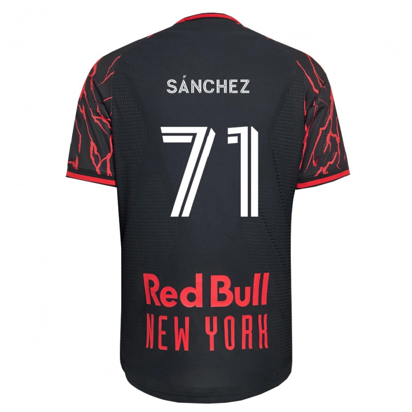 Danxen Mujer Camiseta Aimar Sánchez #71 Rojo Negro Blanco 1ª Equipación 2026/27 La Camisa