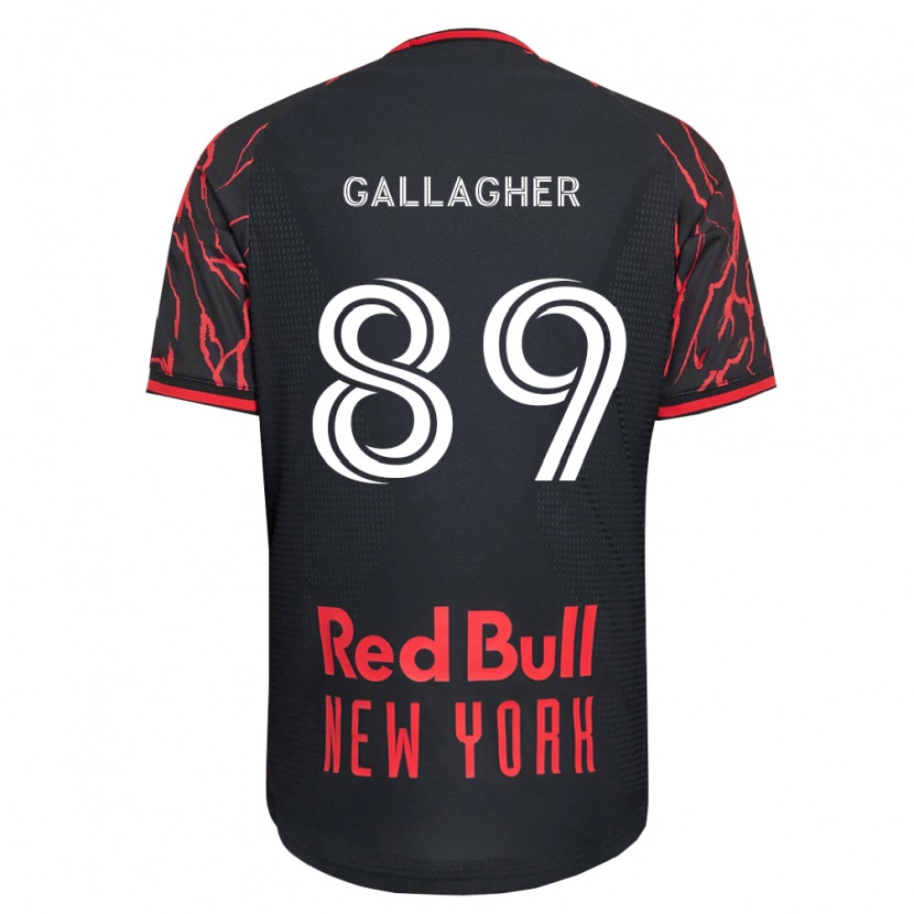 Danxen Mujer Camiseta Christian Gallagher #89 Rojo Negro Blanco 1ª Equipación 2026/27 La Camisa