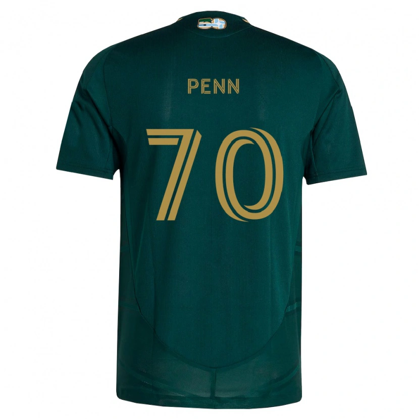 Danxen Mujer Camiseta Josh Penn #70 Verde Oscuro Marrón 1ª Equipación 2026/27 La Camisa
