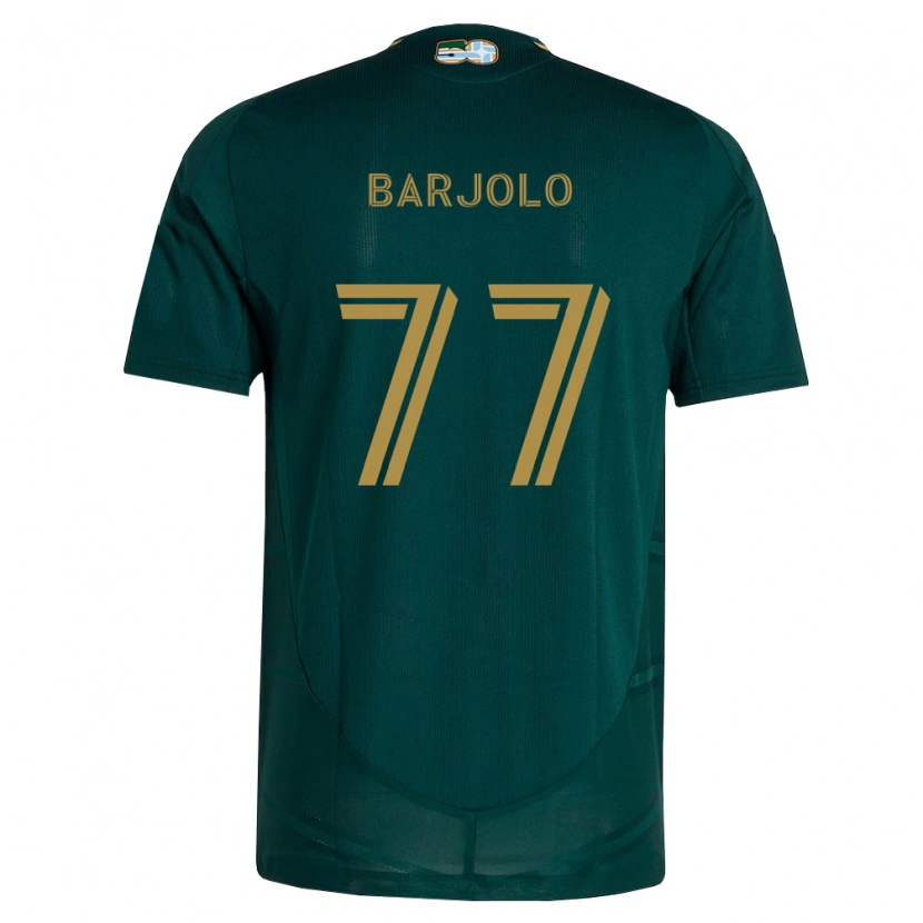 Danxen Mujer Camiseta Benjamin Barjolo #77 Verde Oscuro Marrón 1ª Equipación 2026/27 La Camisa