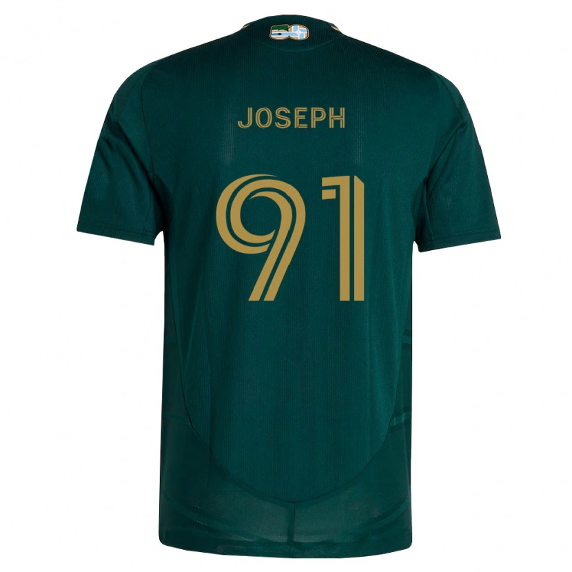 Danxen Mujer Camiseta Sam Joseph #91 Verde Oscuro Marrón 1ª Equipación 2026/27 La Camisa