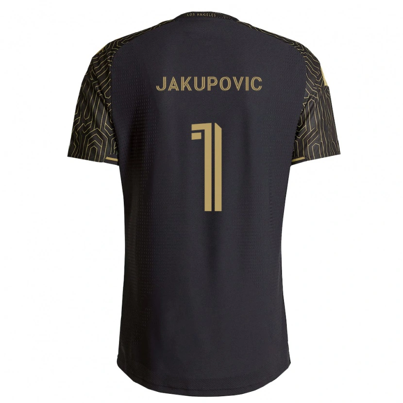 Danxen Mujer Camiseta Eldin Jakupovic #1 Marrón Negro 1ª Equipación 2026/27 La Camisa