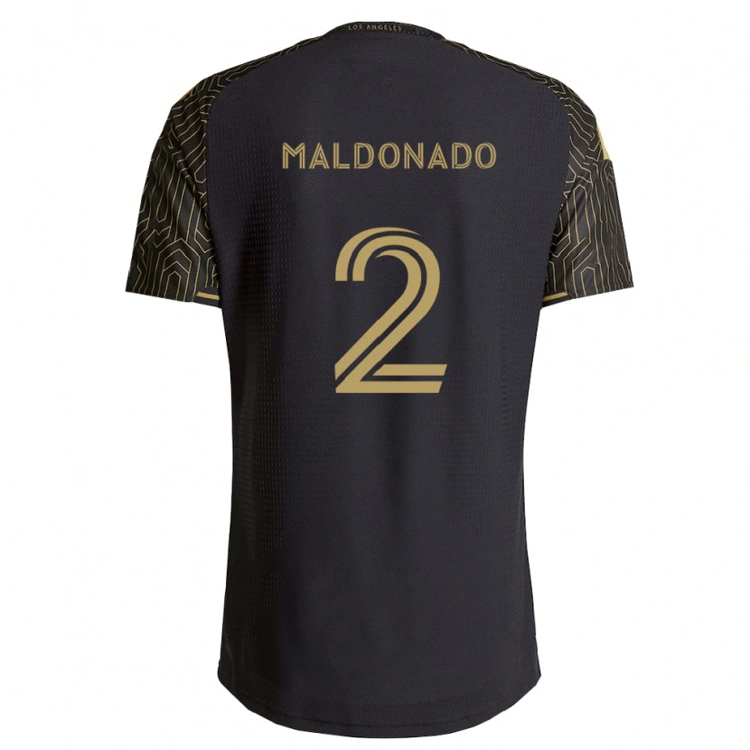 Danxen Mujer Camiseta Denil Maldonado #2 Marrón Negro 1ª Equipación 2026/27 La Camisa