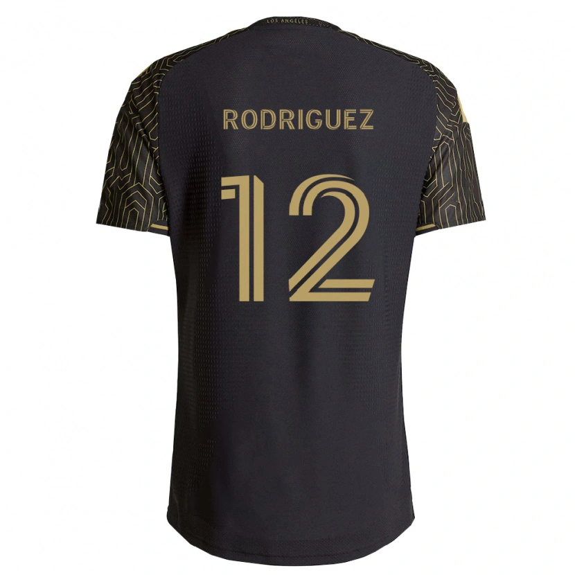 Danxen Mujer Camiseta Jeremi Rodriguez #12 Marrón Negro 1ª Equipación 2026/27 La Camisa