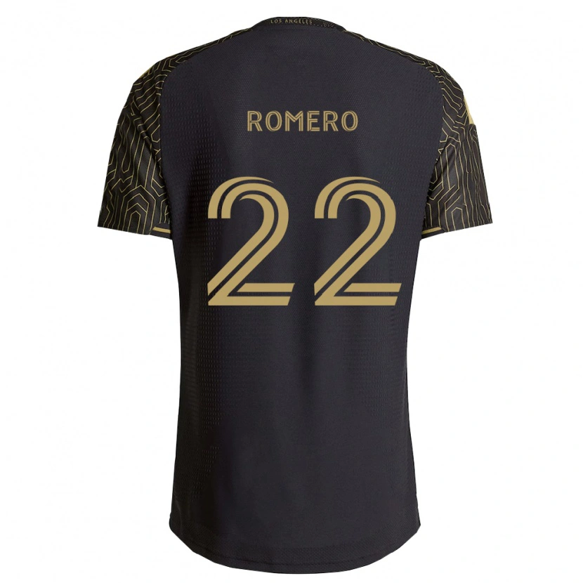 Danxen Mujer Camiseta Abraham Romero #22 Marrón Negro 1ª Equipación 2026/27 La Camisa