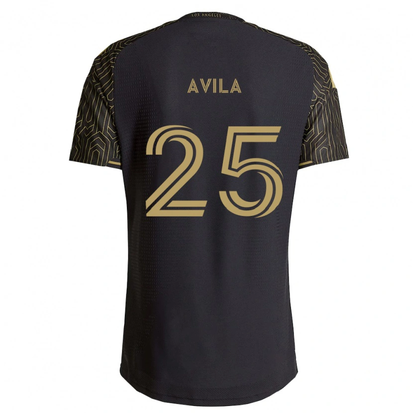 Danxen Mujer Camiseta Armando Avila #25 Marrón Negro 1ª Equipación 2026/27 La Camisa
