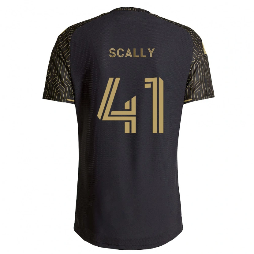 Danxen Mujer Camiseta Ethan Scally #41 Marrón Negro 1ª Equipación 2026/27 La Camisa