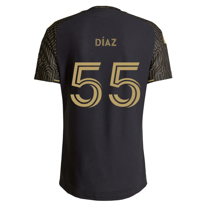 Danxen Mujer Camiseta Érick Díaz #55 Marrón Negro 1ª Equipación 2026/27 La Camisa