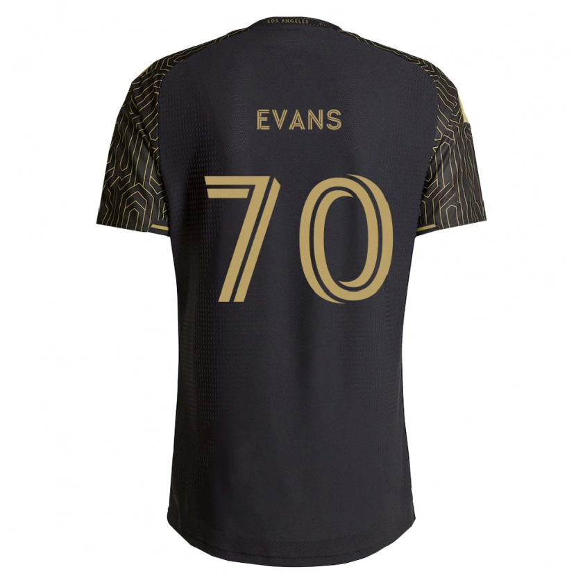 Danxen Mujer Camiseta Matthew Evans #70 Marrón Negro 1ª Equipación 2026/27 La Camisa