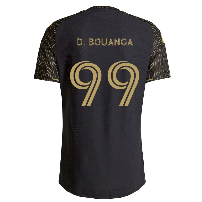 Danxen Mujer Camiseta Denis Bouanga #99 Marrón Negro 1ª Equipación 2026/27 La Camisa