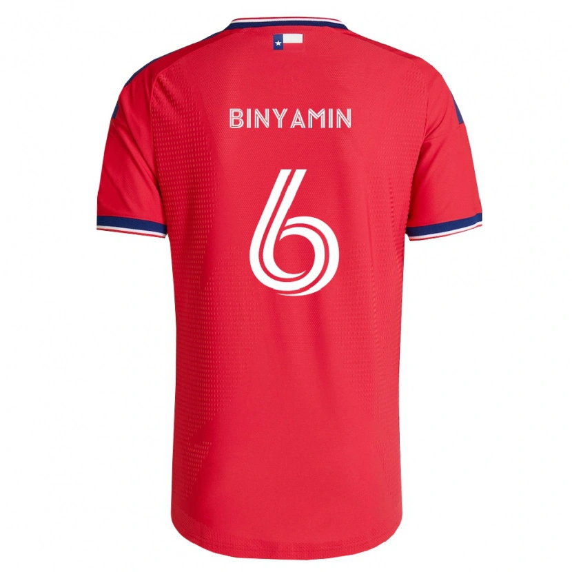 Danxen Mujer Camiseta Ran Binyamin #6 Rojo Azul Blanco 1ª Equipación 2026/27 La Camisa