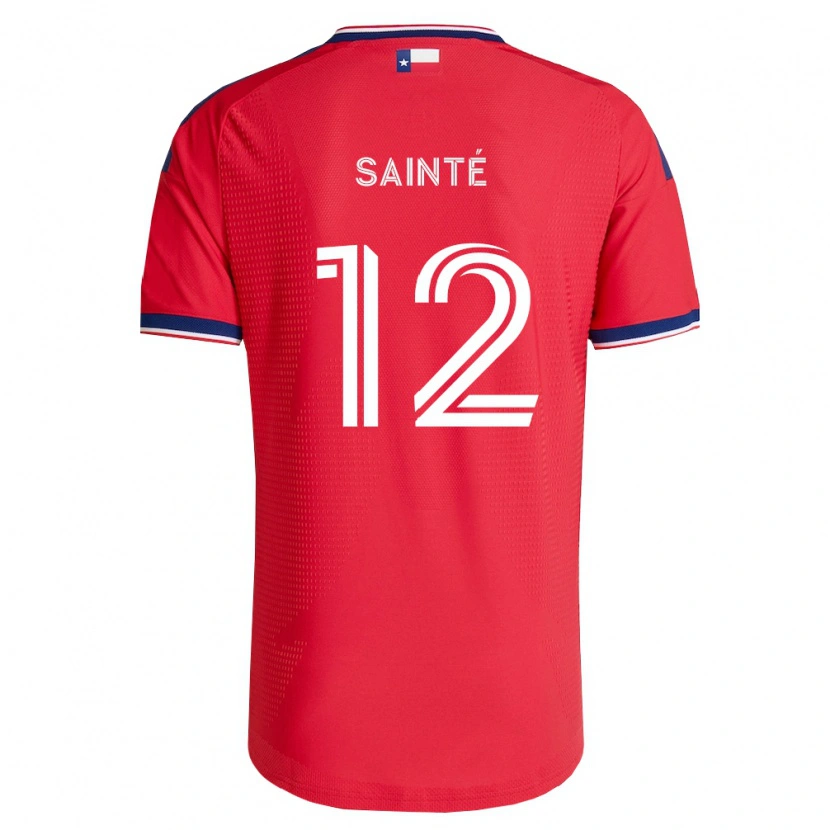 Danxen Mujer Camiseta Carl Sainté #12 Rojo Azul Blanco 1ª Equipación 2026/27 La Camisa