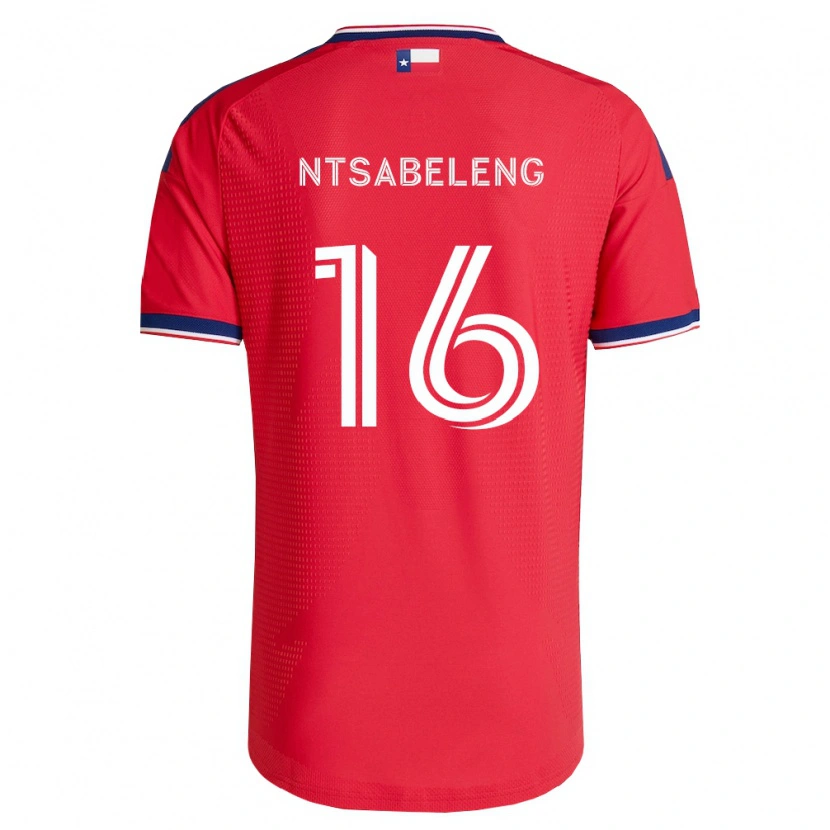 Danxen Mujer Camiseta Tsiki Ntsabeleng #16 Rojo Azul Blanco 1ª Equipación 2026/27 La Camisa