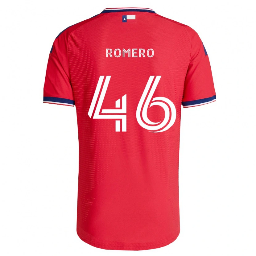 Danxen Mujer Camiseta Isaac Romero #46 Rojo Azul Blanco 1ª Equipación 2026/27 La Camisa
