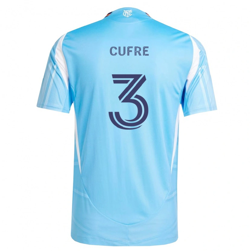 Danxen Mujer Camiseta Braian Cufré #3 Azul Cielo Blanco 1ª Equipación 2026/27 La Camisa