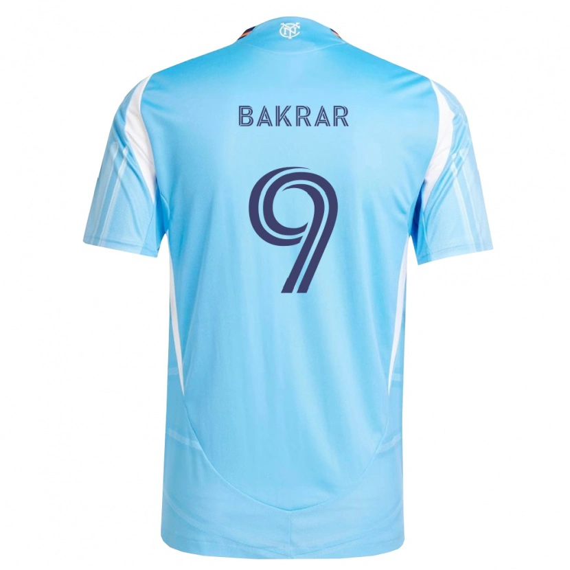 Danxen Mujer Camiseta Monsef Bakrar #9 Azul Cielo Blanco 1ª Equipación 2026/27 La Camisa
