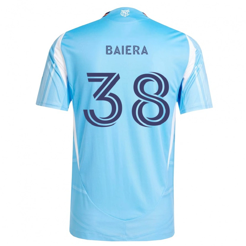Danxen Mujer Camiseta Drew Baiera #38 Azul Cielo Blanco 1ª Equipación 2026/27 La Camisa